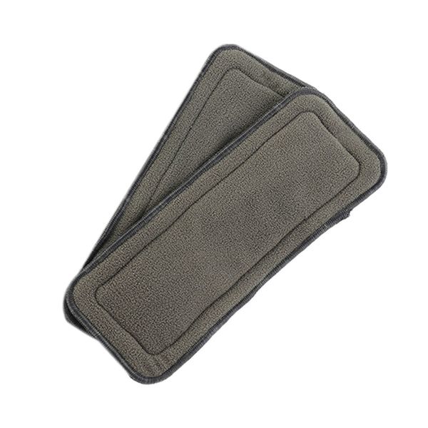 

2 pcs reusable washable diapers inserts flannel inserts boosters liners for baby diapers cover nappies insert