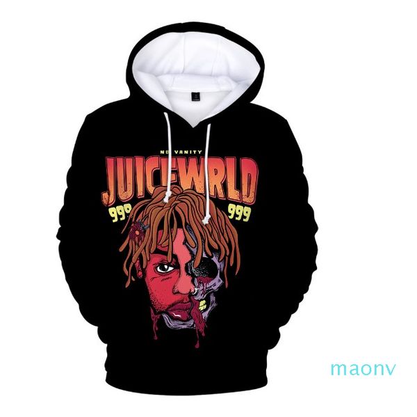 

juice wrld men's autumn hoodies designer women's winter sweatshirts 2020 couple clothing new arrival eu size wholesal xm01, Black