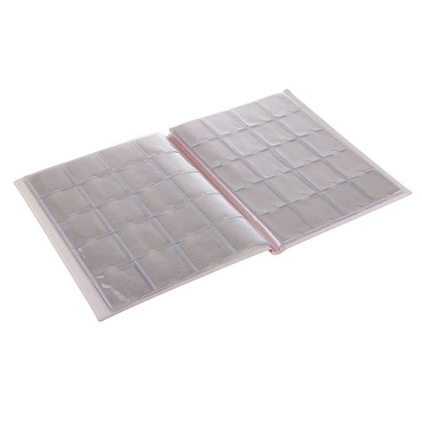 

coin collector album (pvc pages & pu cover) 20 slots each (10) 54x54mm coins