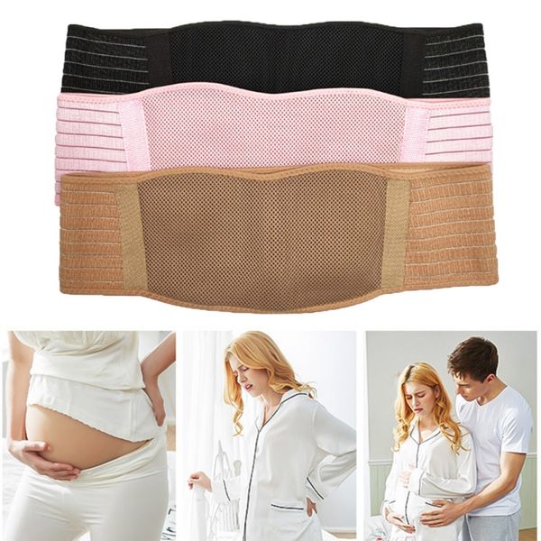 

maternity belly bands belt pregnancy antenatal binder for pregnant women bandage belly back support belt band, Black;gray
