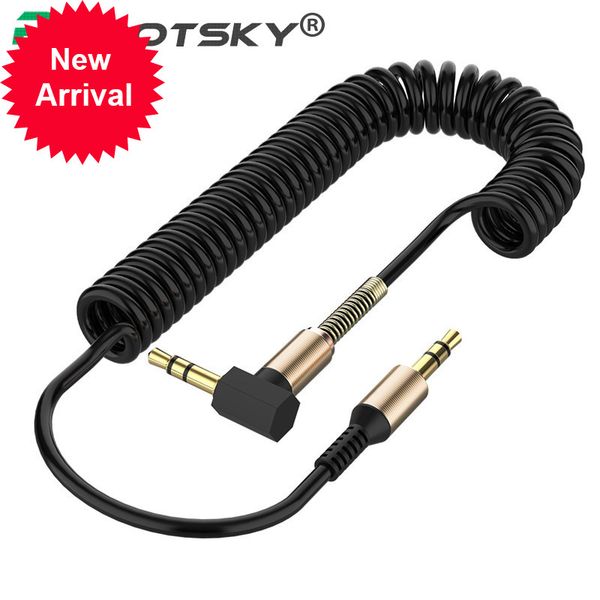 

3.5mm audio cable 3.5 jack male to male aux cable spring headphone code for car xiaomi redmi 5 plus oneplus lg samsung galaxy