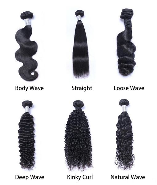 Brazillian Straight Body Loose Deep Wave Kinky Curly Unprocessed