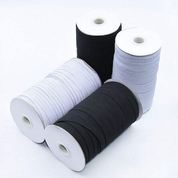 

144 yard 3mm diy braided elastic band cord knit band sewing strench fabric for handmade face cover