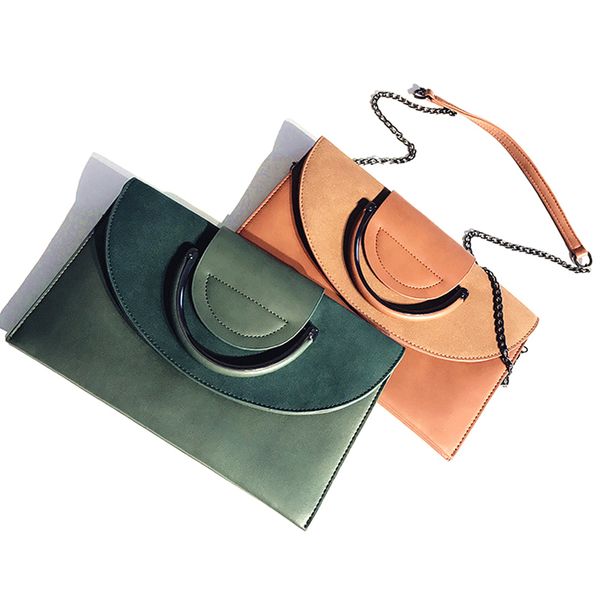 

1 pcs women lady shoulder crossbody bag pu leather chain fashion for mobile phone wf 668