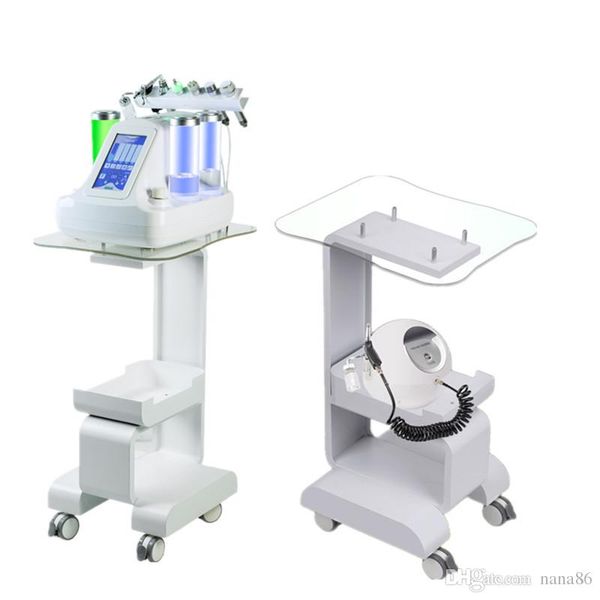 

2018 movable rolling table beauty trolley stand cart aluminum stand holder for water oxygen peel ultrasonic beauty machine