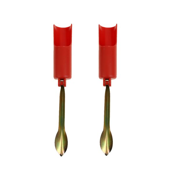 

2pcs fishing rod pole holder ground stand baitcaster spincast foldable rack rest