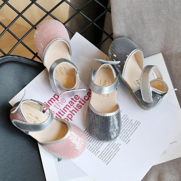 

toddler lady's summer shoes for baby girl infant kids baby girls bling party sandals little princess leather shoes soft sandals, Black;red