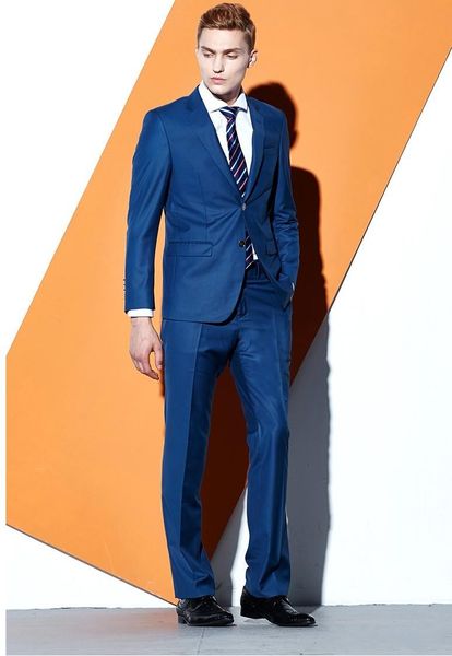 

fashion blue groom tuxedos excellent notch lapel groomsmen wedding jacket blazer men formal prom/dinner suit(jacket+pants+tie) 1201, Black;gray