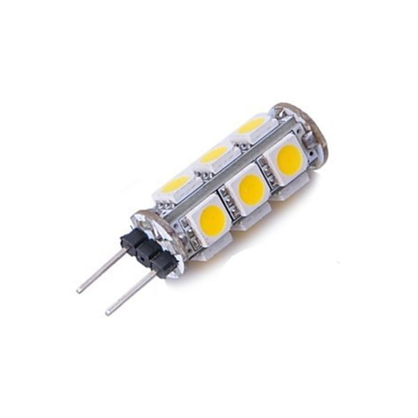 

omto dc 12v g4 3w 5w домашний автомобиль rv marine boat светодиодная лампа 13/18 светодиодов 5050smd