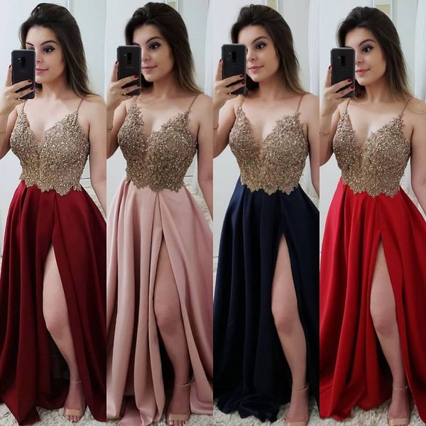 

women long prom dresses gowns 2021 burgundy evening formal dress plus size vestidos de fiesta de noche robe de soiree, Black