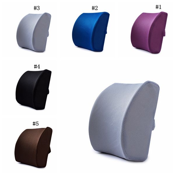 

New memory foam lumbar cu hion travel pillow car chair back upport travel pillow office lumbar cu hion mma2004