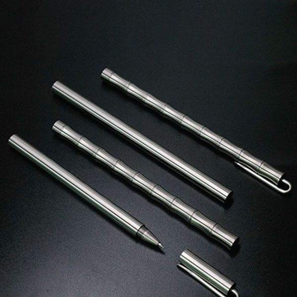 

creative gel ink pen cylindrical bamboo shape writing tool unique design gifts