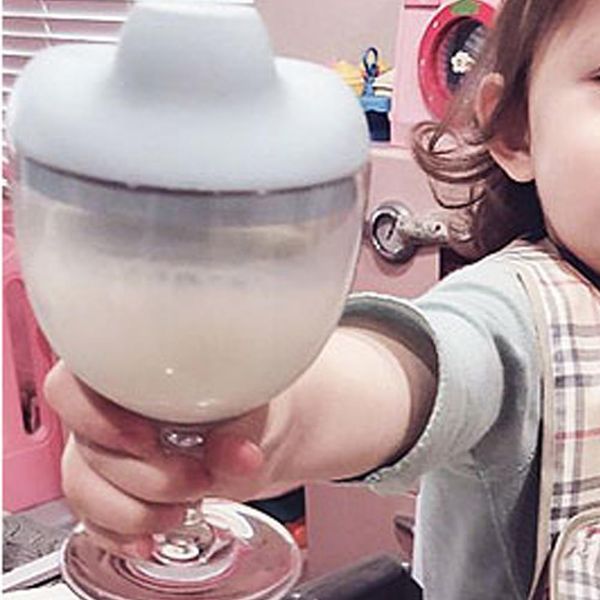 

baby goblet water bottle infant cups with duckbill mouth shape for feeding baby trainings tool for children kids care