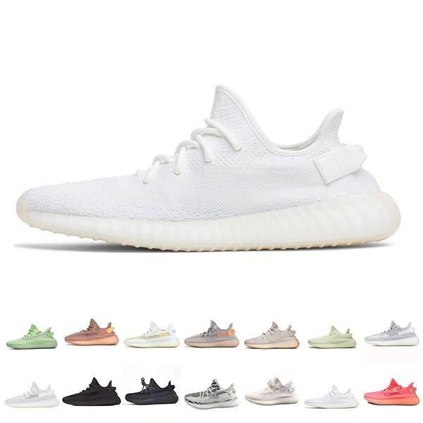 

with box clay v2 white black static reflective gid glow in the dark mens running shoes hyperspace true form women sports desigoer sneakers