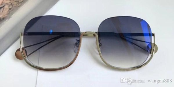 

luxury 0336 sunglasses for women design fashion sunglasses wrap sunglass pilot frame coating mirror lens carbon fiber legs summer style, White;black