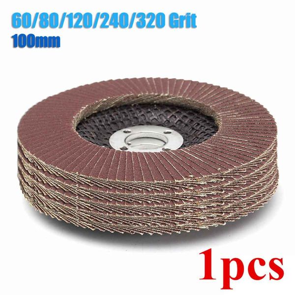 

100mm abrasive polishing grinding wheels easy change sanding buffing flap disc 60/80/120/240/320 grit angle grinder rotary tool