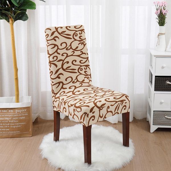 

1/2/4pcs printed dining chair cover spandex elastic slipcover removable anti-dirty kitchen seat case chair covers for banquet