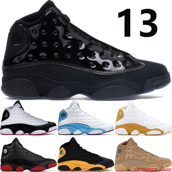

2020 new cap and gown 13 13s mens basketball shoes atmosphere grey bred black cat he got game flint luxury designer men shoes