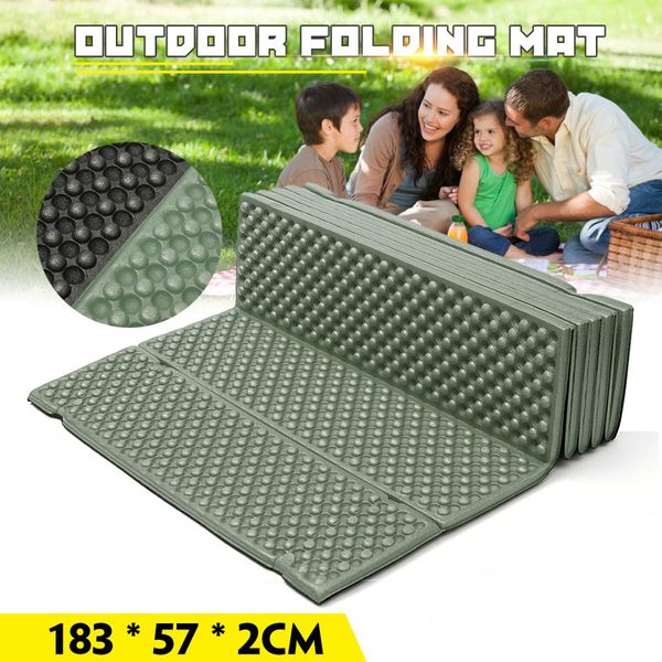 

outdoor camping mat ultralight foam picnic mat folding egg slot beach tent sleeping pad moistureproof camping mattress