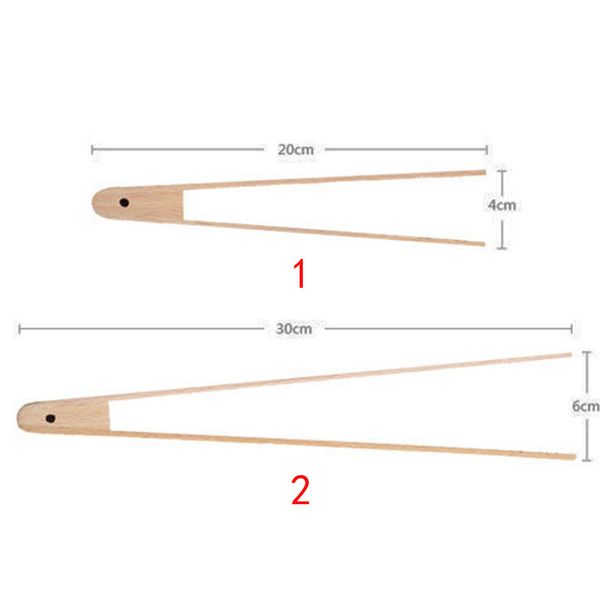 

wooden food toast tongs toaster bacon sugar ice tea tong salad kitchen tool
