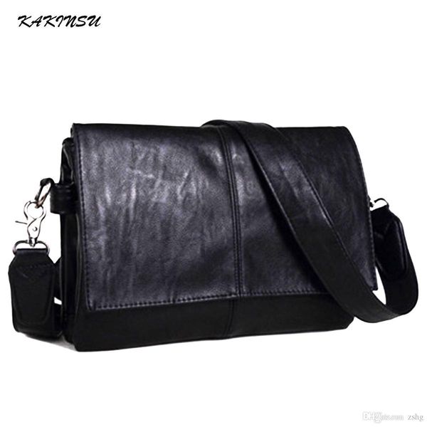 

2020 new vintage men briefcase genuine leather men messenger bags fashion male tote bags leather business men bag shoulder bags