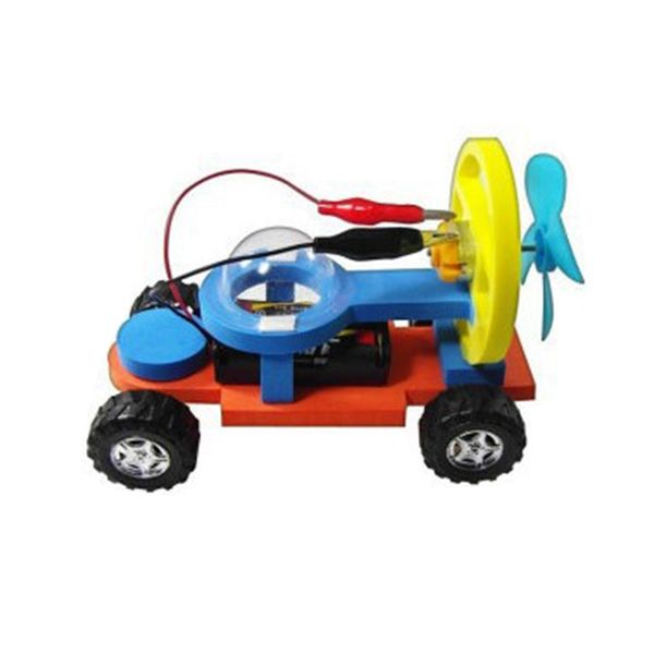 

wind power electric racing model kit toys for boys science training child experiment handmade assembly physics toy gifts for kid