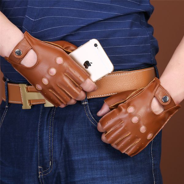 

кожа половина пальцев перчатки мужские фитнес жаркие летние тонкие спортивные нескользящей вождения велоспорт мотоцикл велосипед сафьян перч, Blue;gray