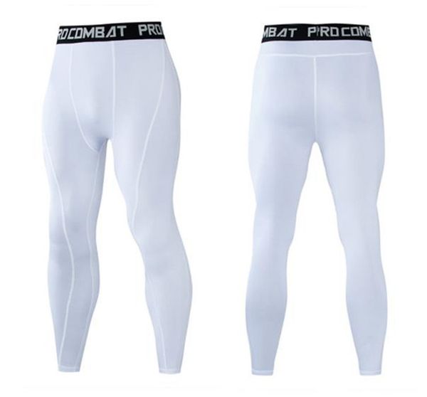

solid color mens sports leggings long skinny quick drying running mens fashion trousers basketball fitness stretch sports pants, Black