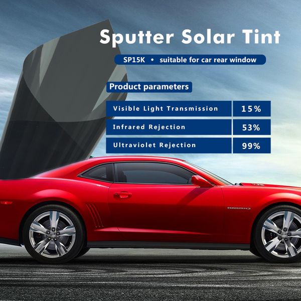 

99% uv-proof solar control sputtering window film/car window tinting film with 1.52x20m(60inx66.67ft