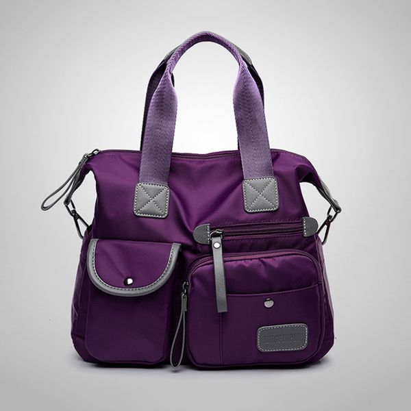 

womens ladies multi-pocket waterproof travel messenger cross body nylon shoulder bag large capacity tote outdoor camping bags