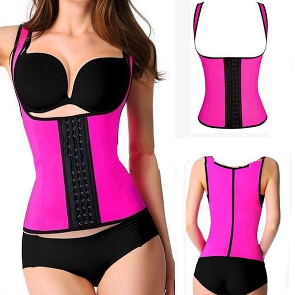 

пластика управления shapewear сауна жилет женщин пот талии тренер для похудения body shaper пот жилет женский слим под износ формирователи, Black;white
