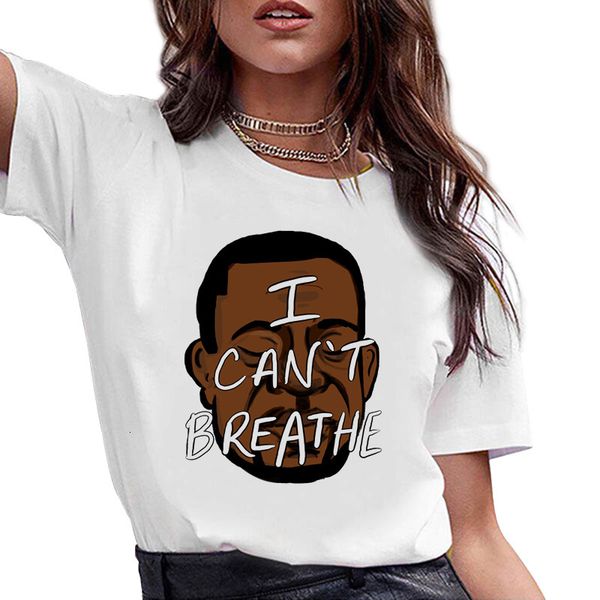 

wn282 i can't breathe i can't breathe female t-shirt short sleeve, Gray;blue