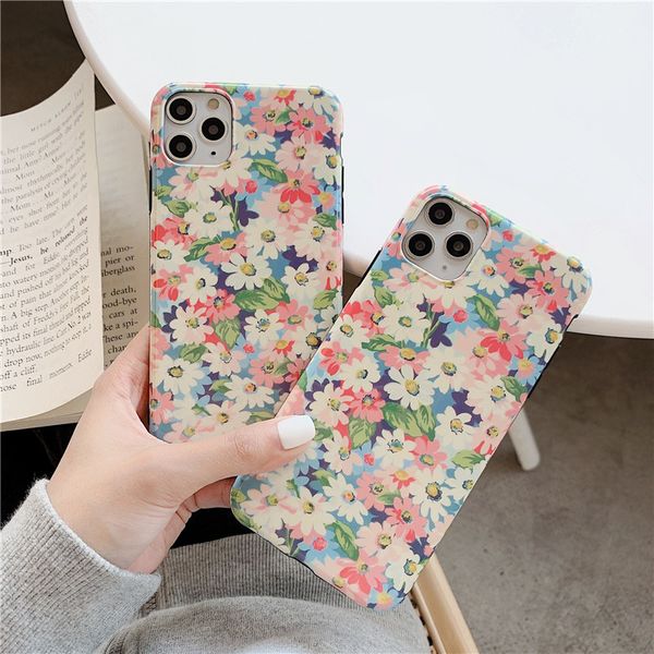 

suitable for iphone 11pro max mobile phone shell small fresh flower soft shell