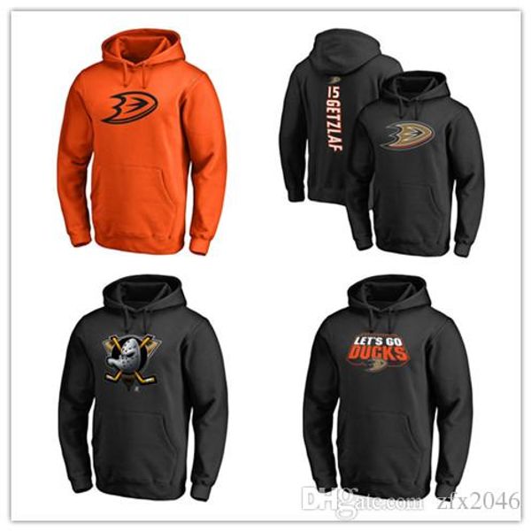 

anaheim ducks fanatics brand black ash orange gray men's sport hoody primary pullover hooded hockey hoodies long sleeve outdoor wear co
