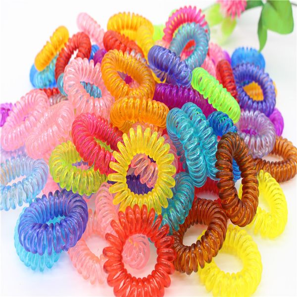 

rough green rolled hair ties elastics hair band assorted colors kids girls baby mini elastici per capelli sweet07 mxodl
