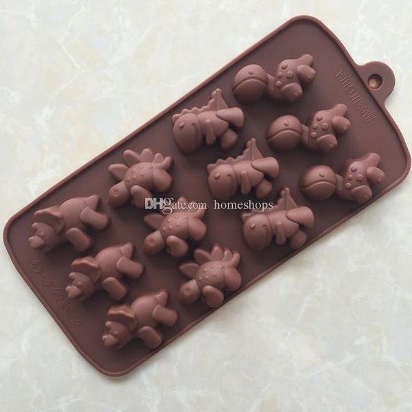 

новизна и весело динозавр silica торт mold food grade diy силиконовые для выпечки инструменты кухонные принадлежности декорации fondant