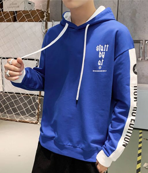 

2020 mens designer hoodie terry autumn style brand jumpers for men women hoodie color matching fashion sweatshirts luxury, Black