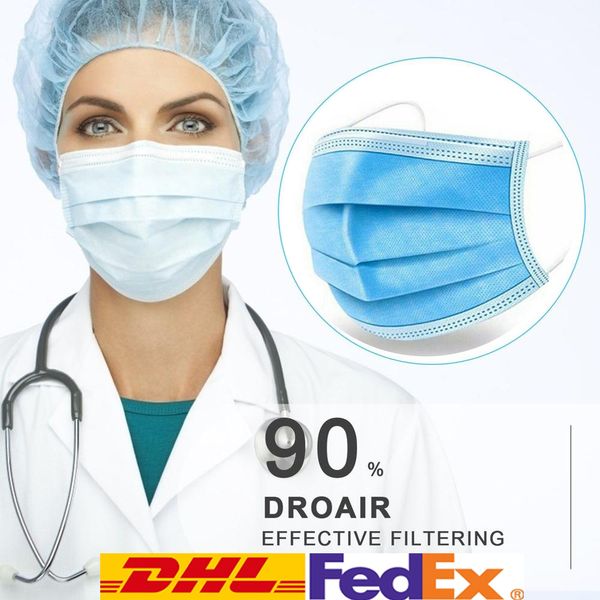 

одноразовые маски для лица одноразовые 3 слоя пылезащитная маска лицевой защитный чехол маски набор антипылевая маска, маска для лица для на