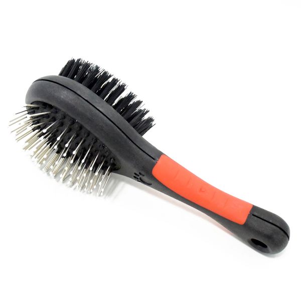 

grooming brush for dogs, cats and small animals in double face