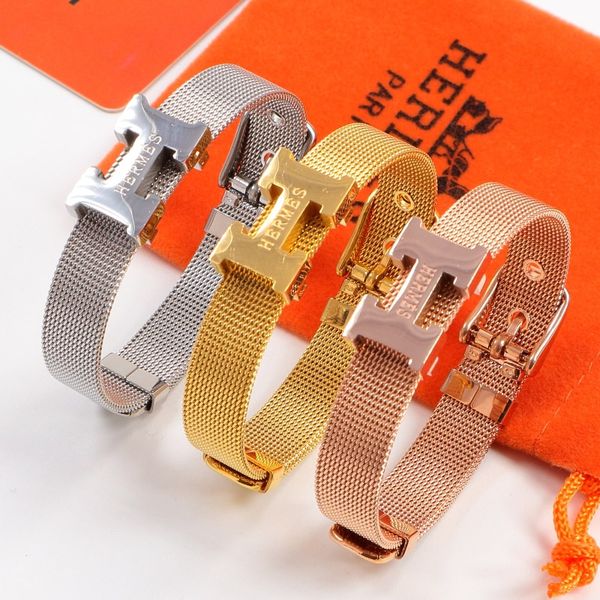 

Tide Марка H-образный браслет с логотипом Творческий браслет ремешок для часов Мода