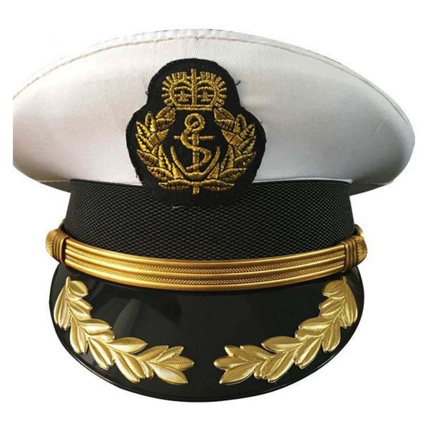 

military costume hats navy officer caps men white military hats, Blue;gray