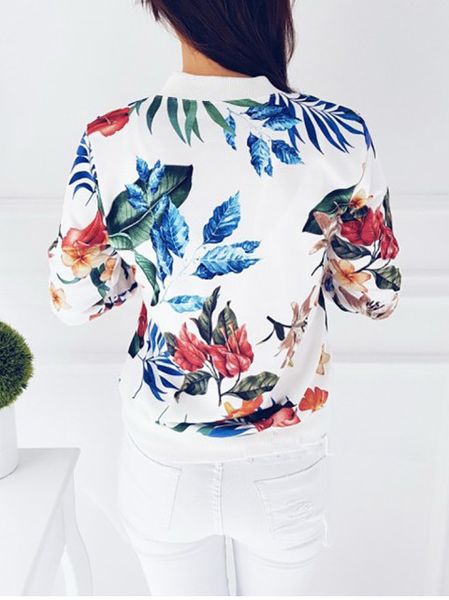 

2018 cross-fine selling foreign trade spring and autumn selling printed long sleeve short jacket baseball uniform, Black;brown