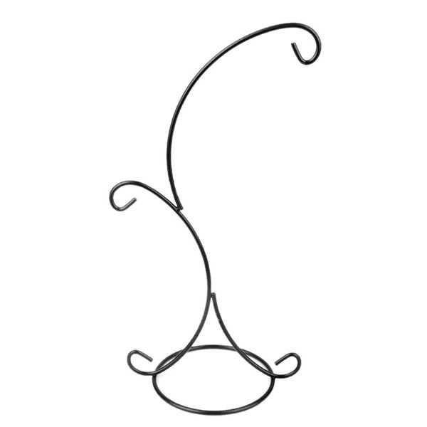 

light weight 2-hooks glass bauble stand iron holder practical deskbracket vase fabala indoor and outdoor