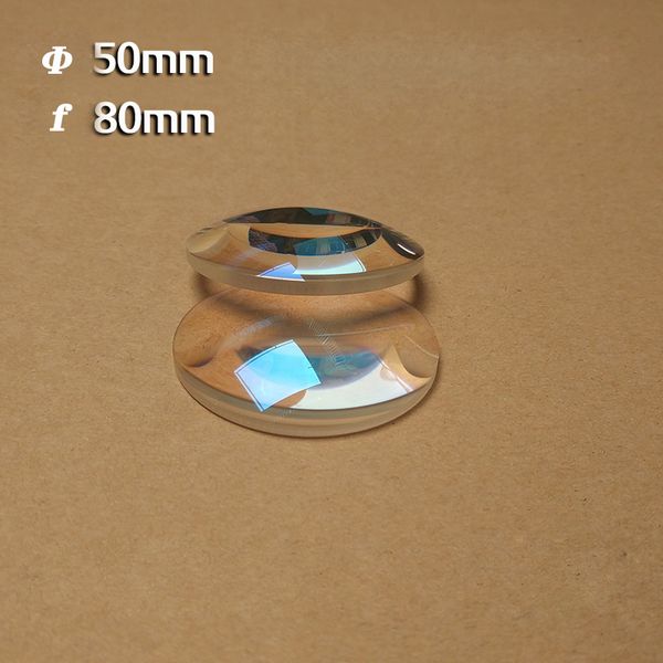 

опиекий k9 екло плоковпђкла линза 50 мм диамеѬ, 80 мм окђное Ѭаоние 