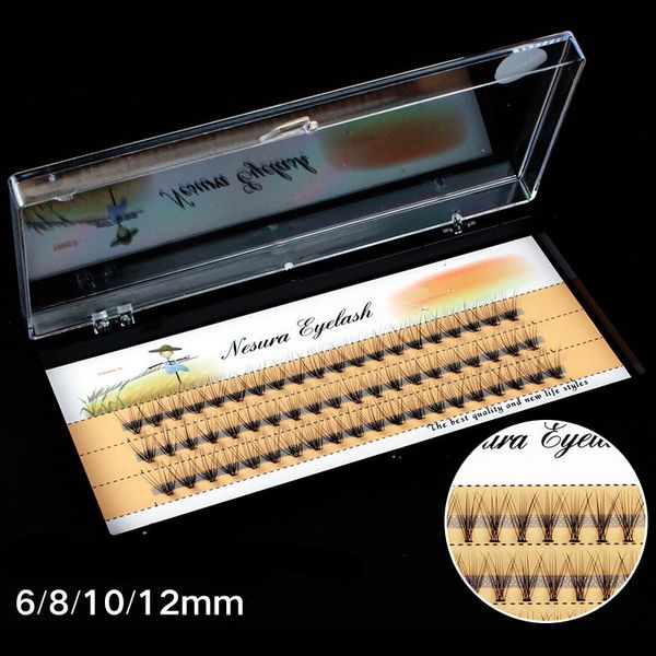 

false eyelashes natural eyes makeup tool thick cluster lashes extension grafting cosmetic oa66