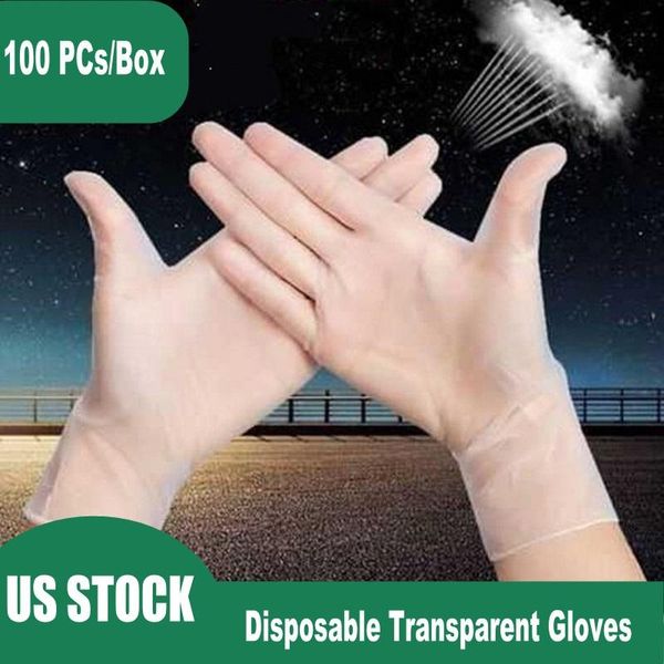 

100pcs/pack Dispossable Gloves Nitrile Thin Flexible Durable Universal Household Food Nitrile Latex Gloves DHL Fast shipping FY4011