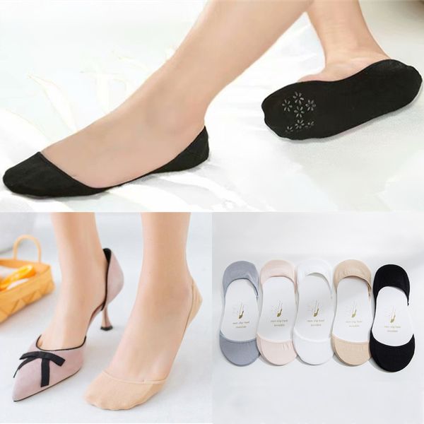

wholesale harajuku cotton socks summer autumn cute candy color boat socks invisible low cut ankle socks women girls thin sock, Black;white