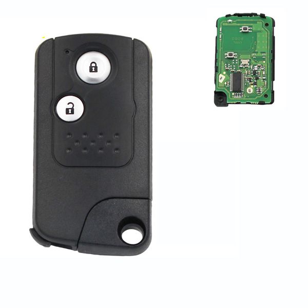 

1pc intelligent smart remote key fob 2 button 433mhz with id46 chip for crv