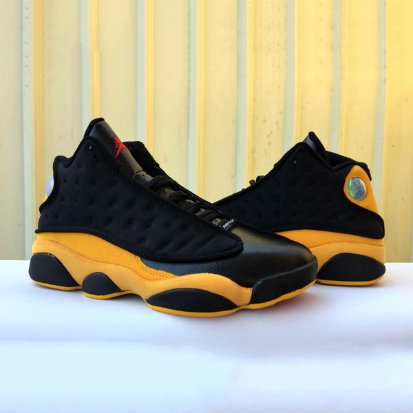 

13 melo class of 2003 men basketball shoes 13s shoes yellow black outdoor casual athletic sports sneakers size 41-47