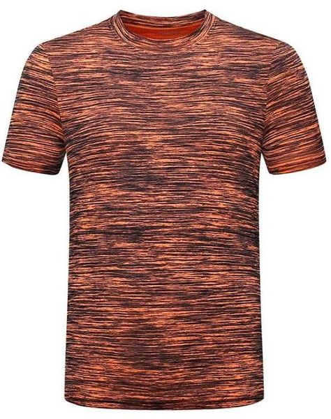 

2019 men's tight clothes running short-sleeved quick-drying t-shirt 9593233, Black;blue